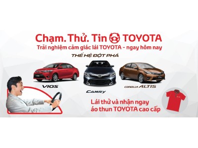 TRẢI NGHIỆM CẢM GIÁC LÁI THỬ TẠI TOYOTA ĐÔNG SÀI GÒN Hotline: 090 445 1520