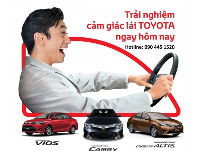 TOYOTA ĐÔNG SÀI GÒN TỔ CHỨC LÁI THỬ XE TẠI QUẬN 9 -  HOTLINE 090 445 1520